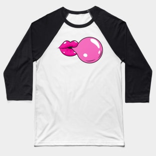 Pop art makeup vintage Baseball T-Shirt